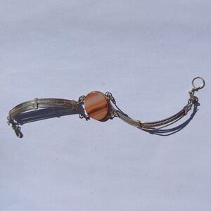 Silver - tigers eye bracelet